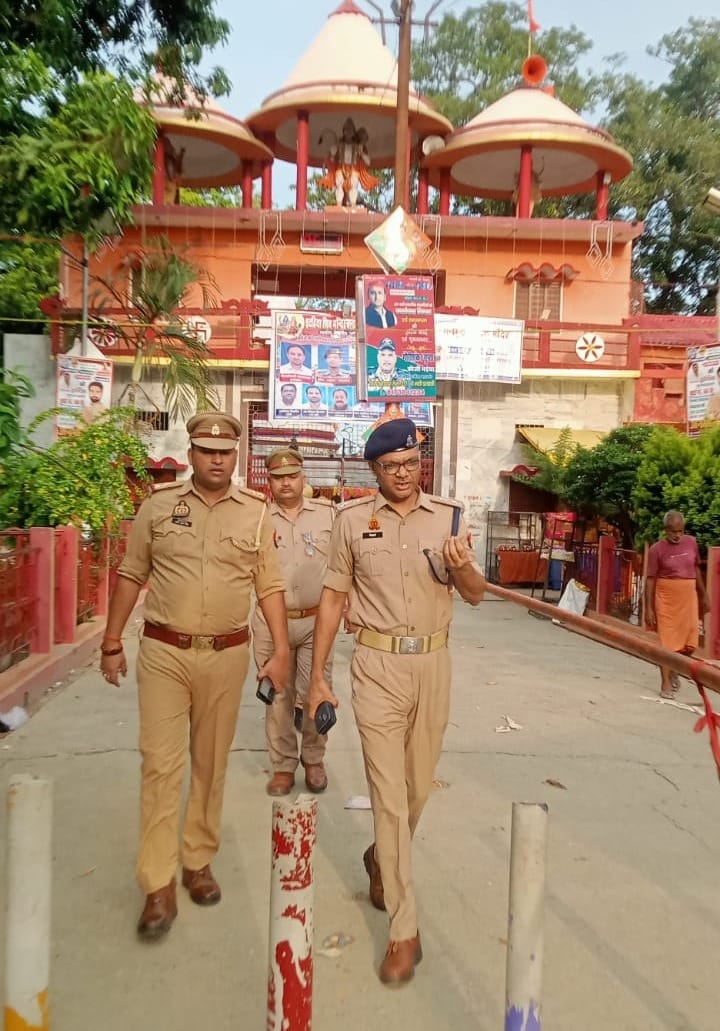 The Additional SP inspected the Itahiya Temple and reviewed the security arrangements.
