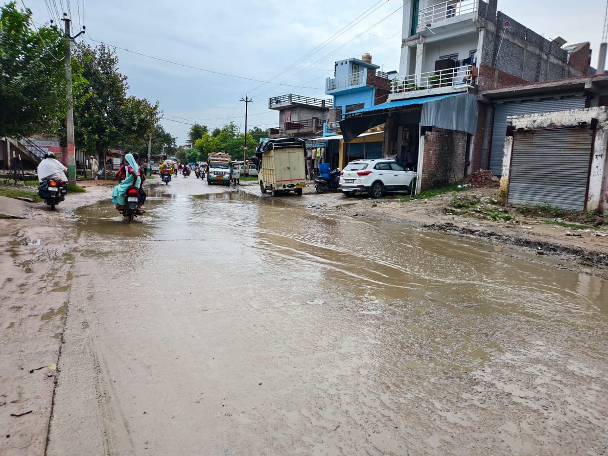 mainpuri news waterloadging