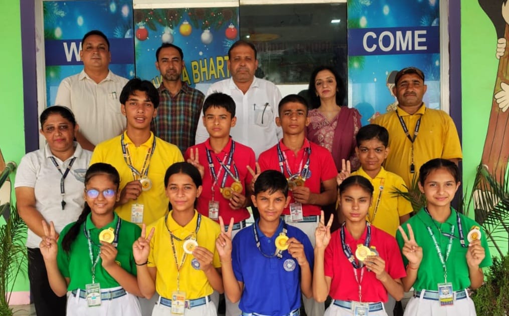 Jasmine shines in the sports field, wins gold in the race and bronze in the long jump