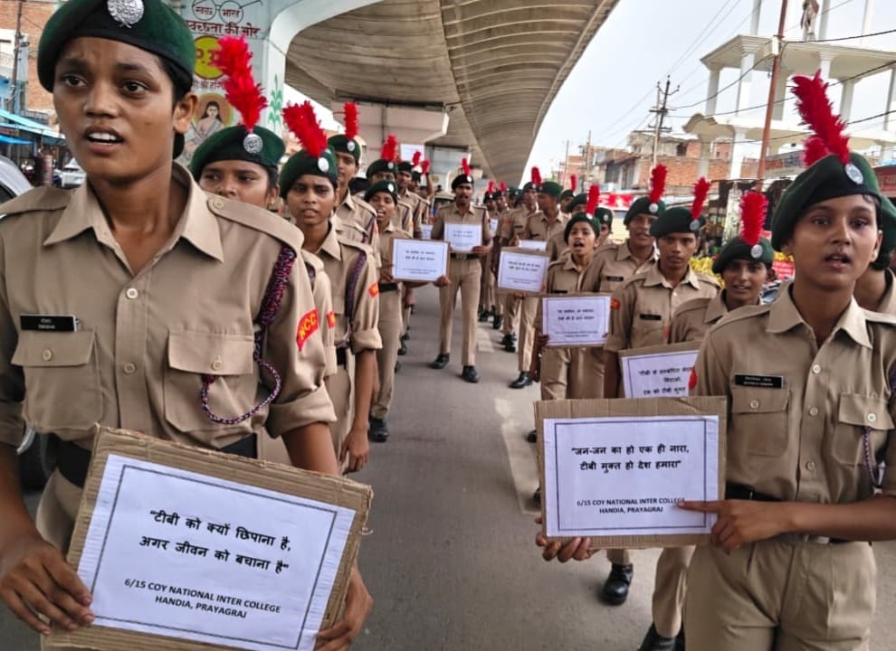 NIC cadets took out an awareness rally