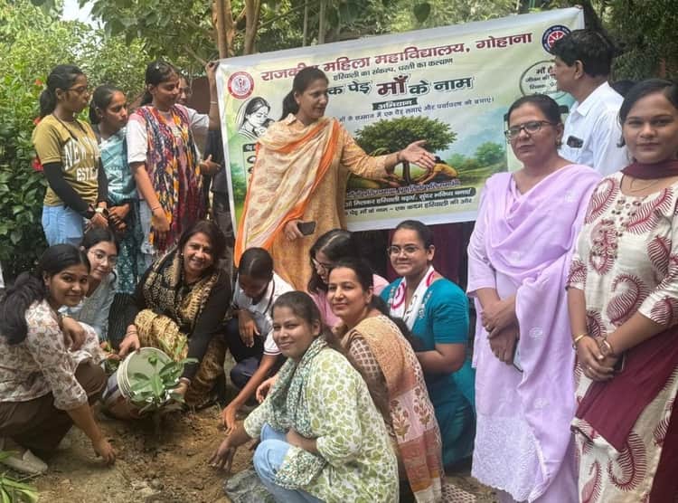 300 saplings planted in the name of mothers.