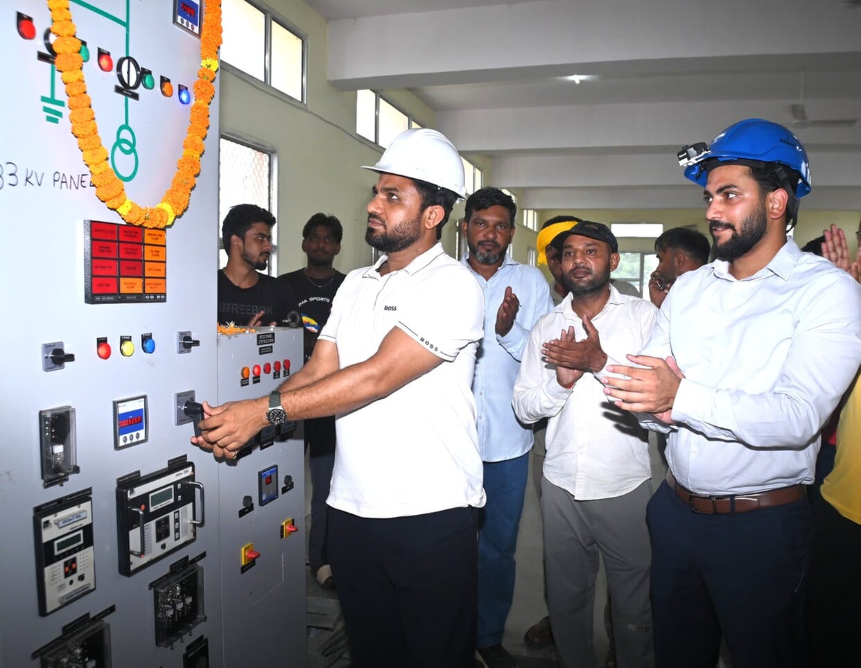 33 kV power substation commissioned in Ahulana; three villages to get electricity.