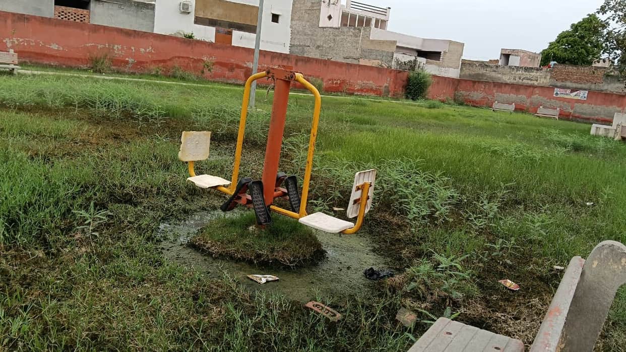 Rs 97-lakh Golden Jubilee Park in shambles; lack of maintenance has stripped it of its charm