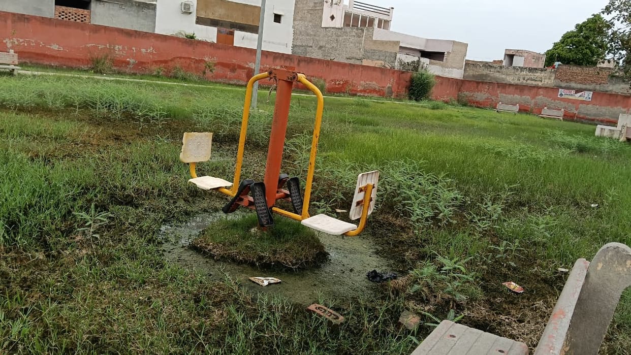 Rs 97-lakh Golden Jubilee Park in shambles; lack of maintenance has stripped it of its charm