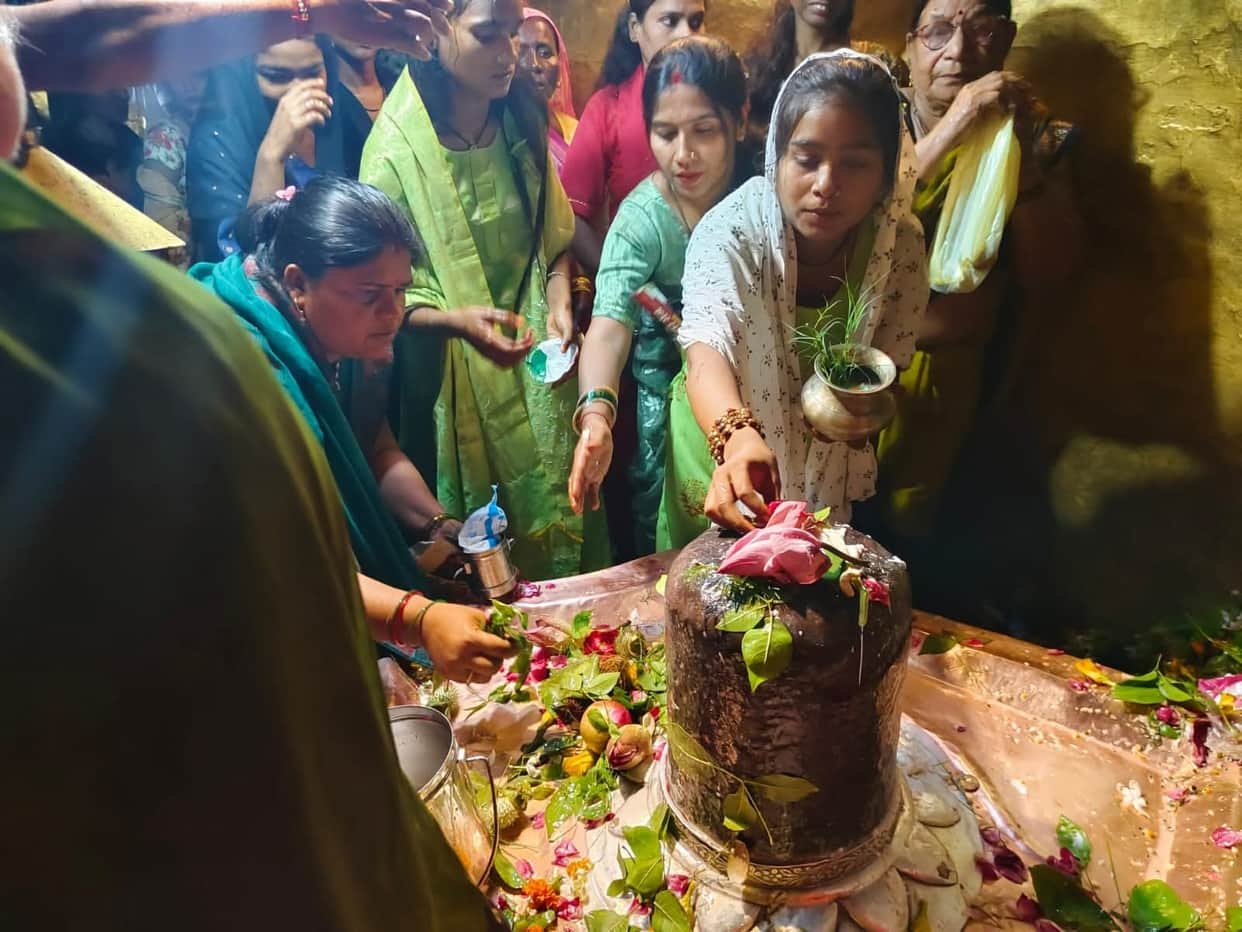 Devotees of Lord Shiva thronged temples on the first day of Sawan; temple premises resonated with chants of "Har-Har Mahadev."