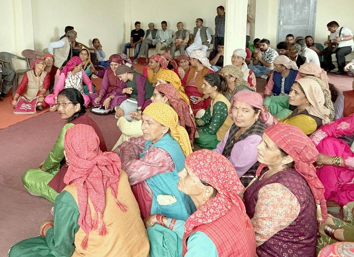 Blueprint for development works in Dehra Panchayat prepared at the Gram Sabha