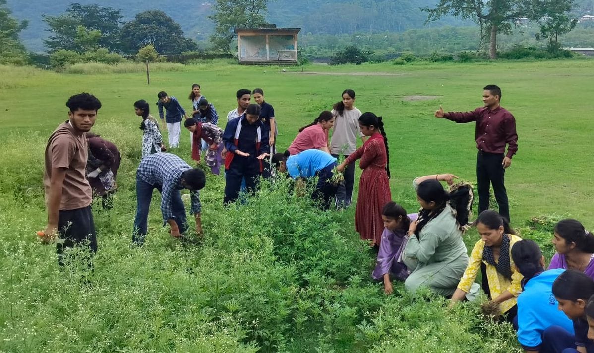 Cleanliness drive conducted at Dadahu College campus.