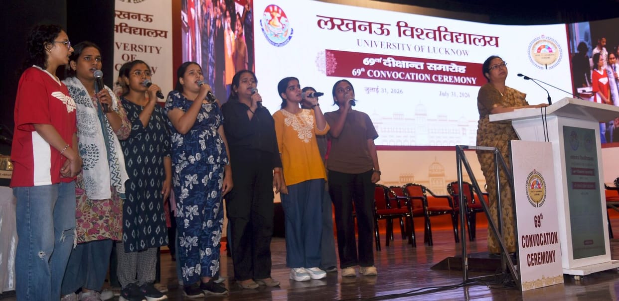 Lucknow University's convocation ceremony today; 1.25 lakh students to receive degrees.