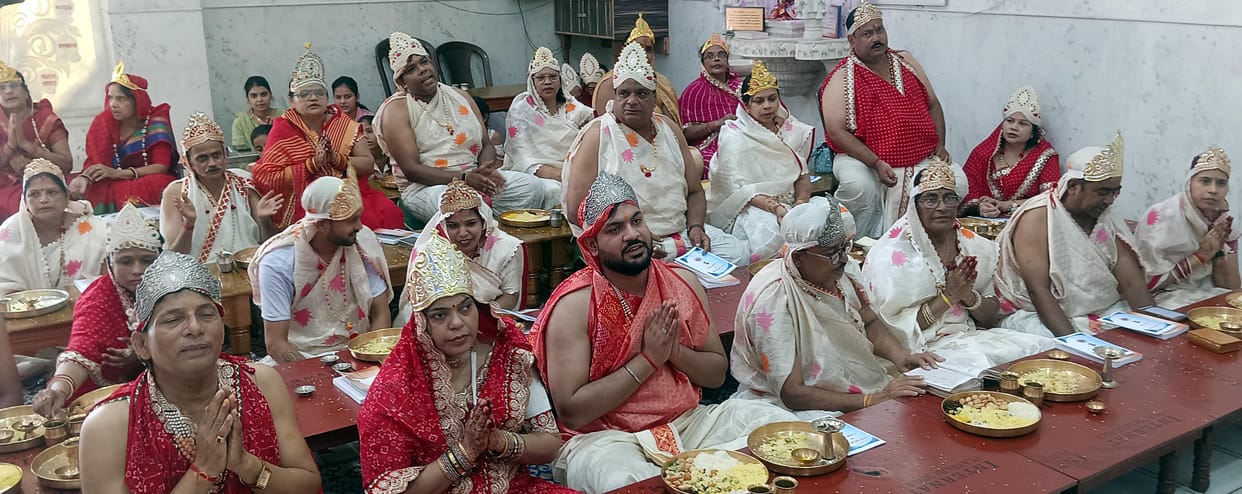 Rituals were held for happiness, peace and salvation, Vedic mantras were recited.
