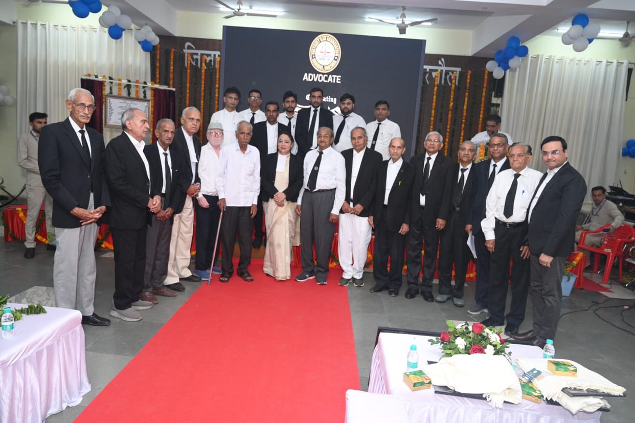 Digital inauguration of Narnaul Bar Room; 21 senior advocates felicitated.