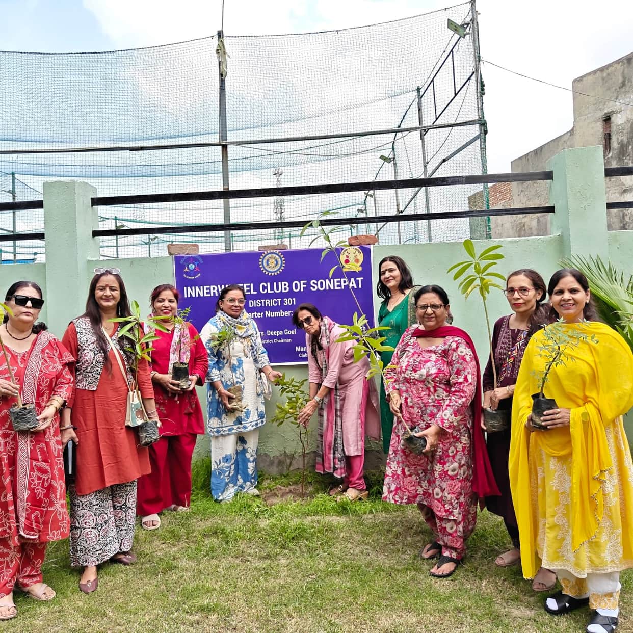 Inner Wheel Club conducted a tree plantation drive.