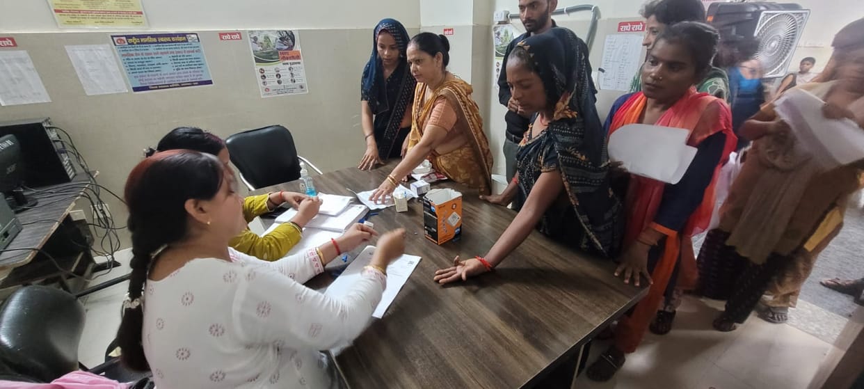 Blood pressure checks stalled due to lack of batteries; patients returned without being examined.