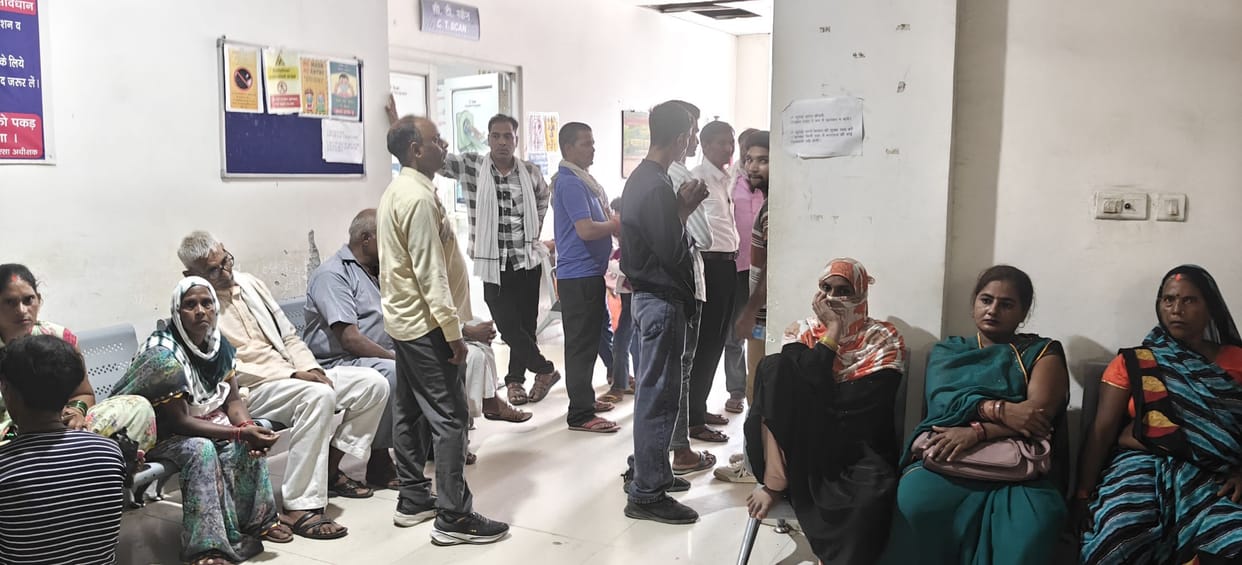 Weather takes its toll; queues of patients grow at the OPD