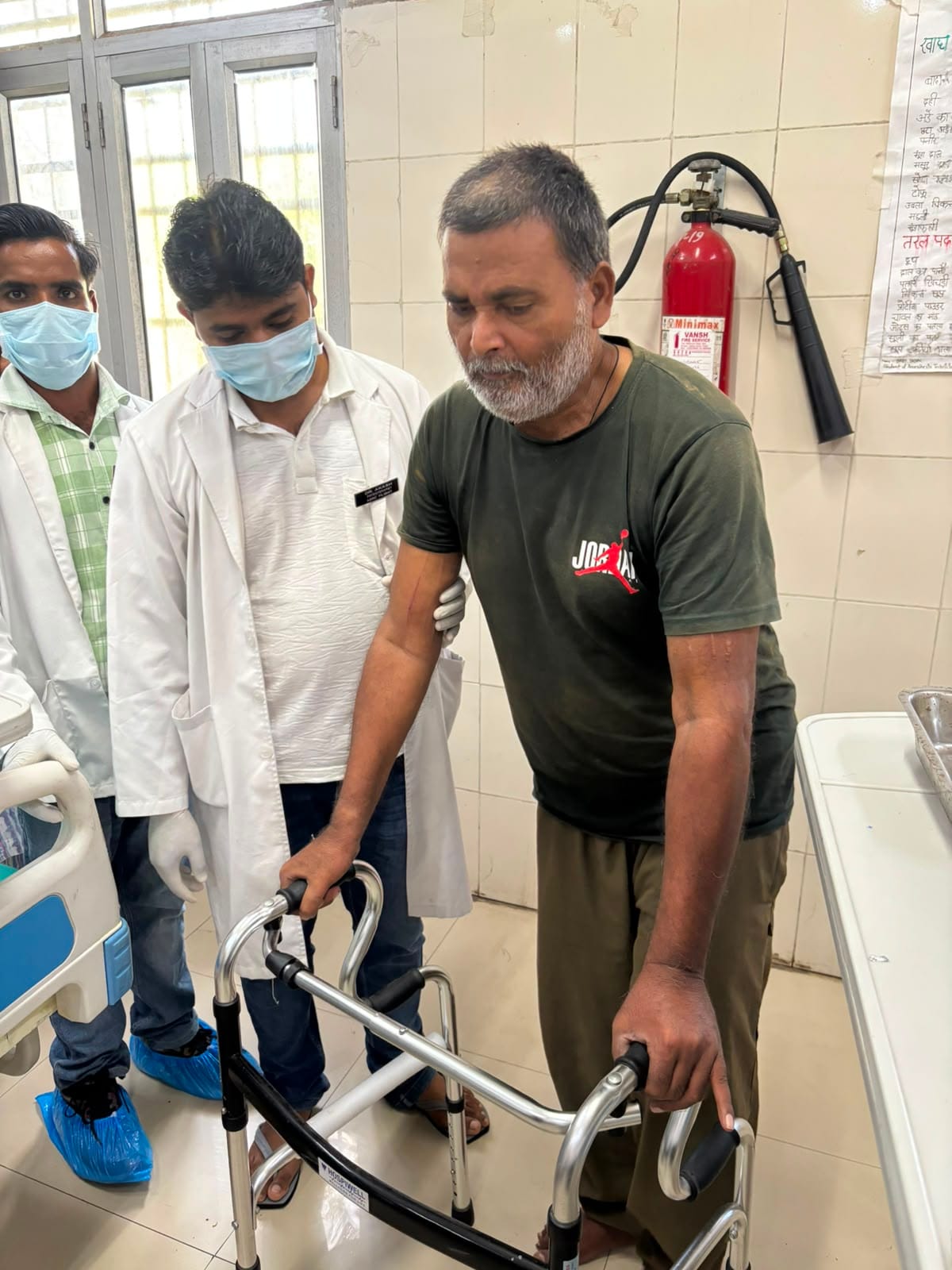 Rehabilitation for stroke patients started in the ICU.