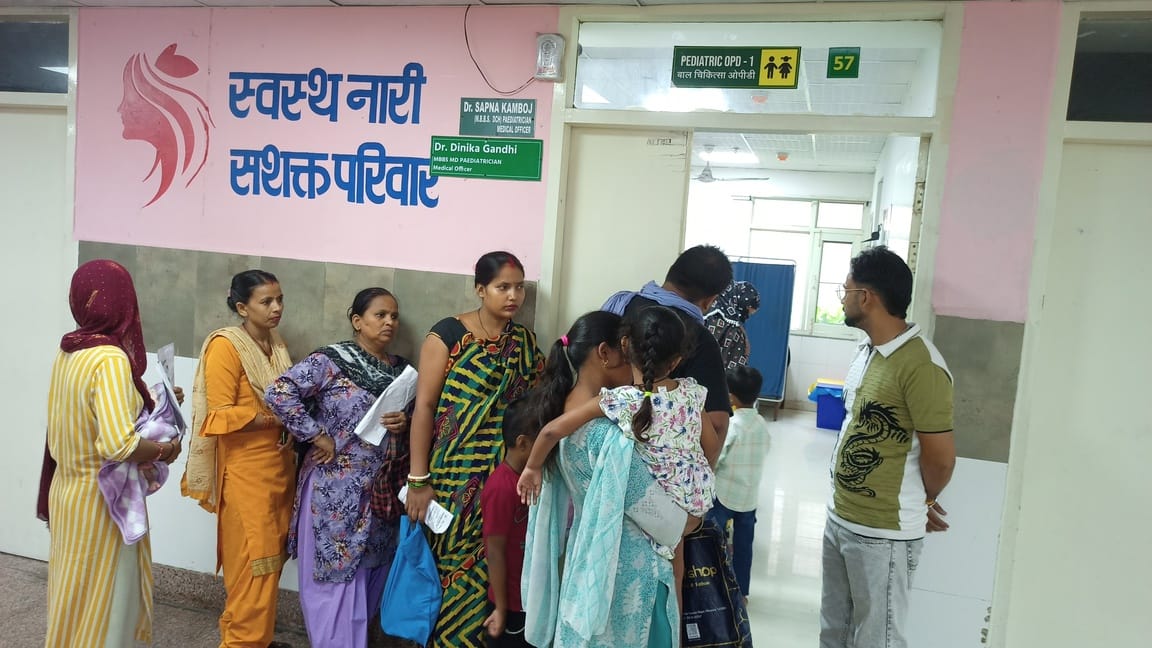 Changing weather adds to children's woes; rise in cases of fever and diarrhea.