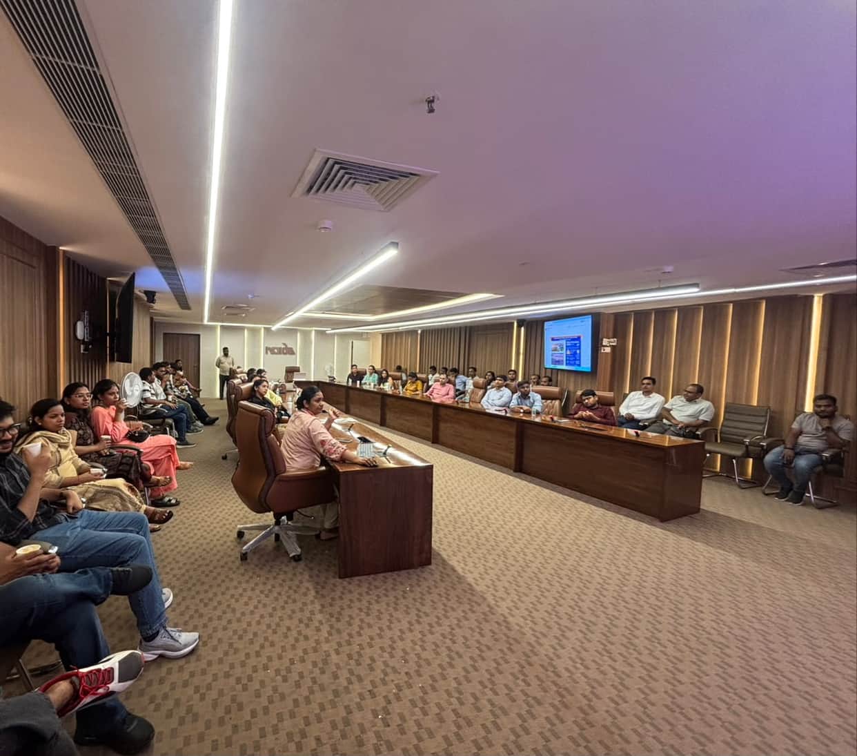 Trainee PCS officer familiarized with the authority's functioning.