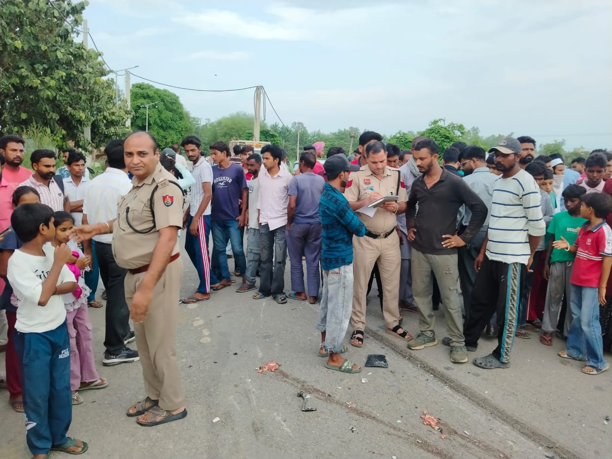 Soil-laden dumper runs over bike; uncle dies, nephew injured.