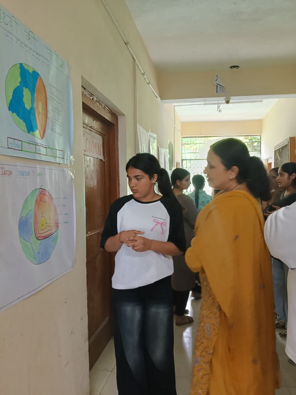 Poster exhibition on geography organized in Sujanpur