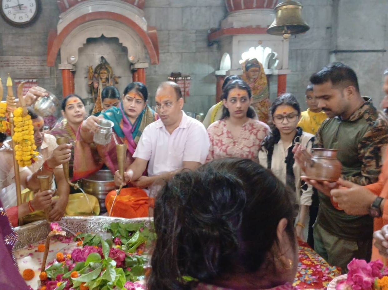 The holy month of Sawan begins; Shiva devotees perform special prayers at the Kailash Temple.