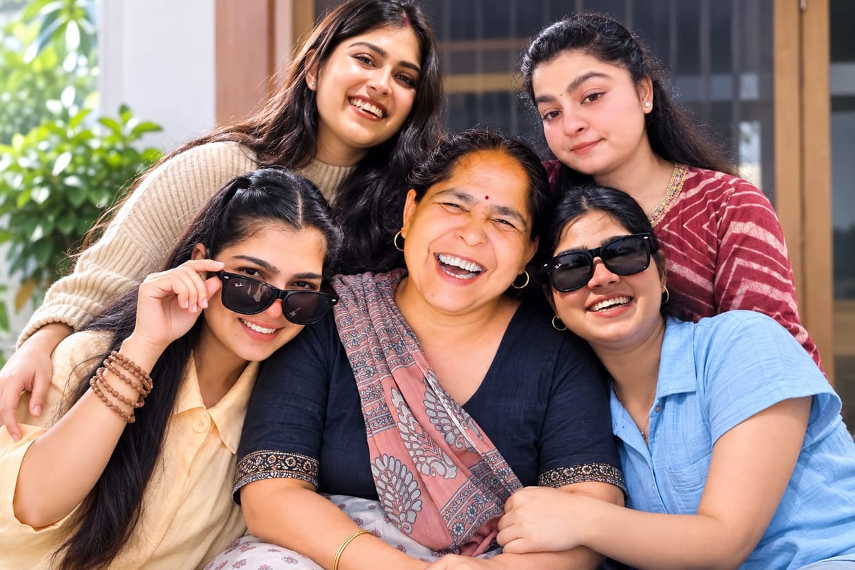 The four sisters faced challenges after the deaths of their father and paternal uncle.