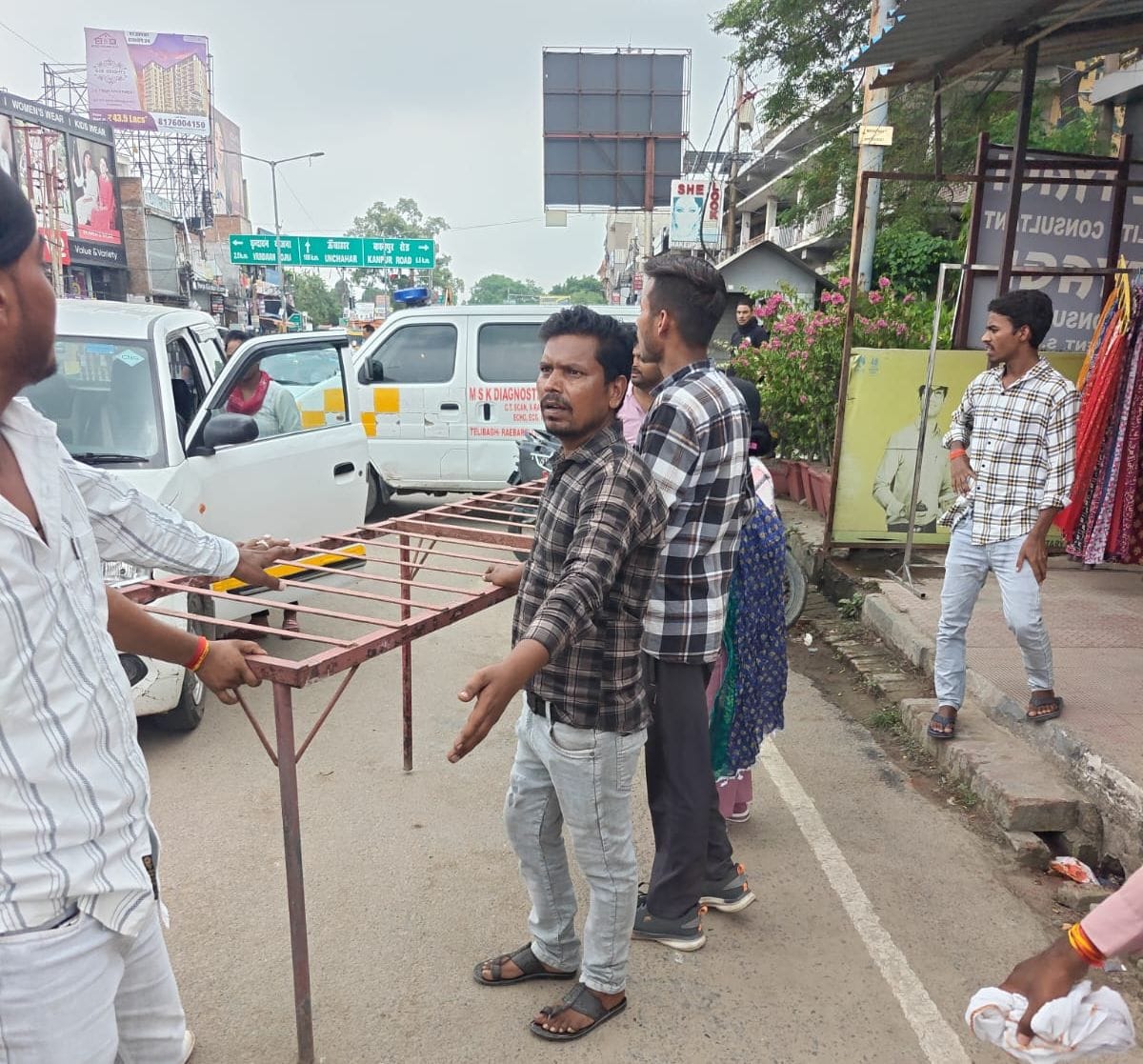 Municipal Corporation removes encroachments and takes action against filth.