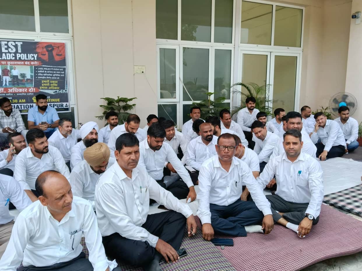 Advocates staged a protest