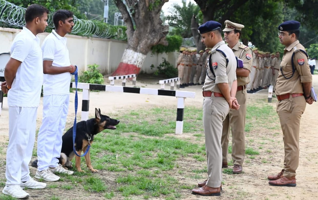 Now, a sniffer will help catch criminals; the police have found Constable Surya.