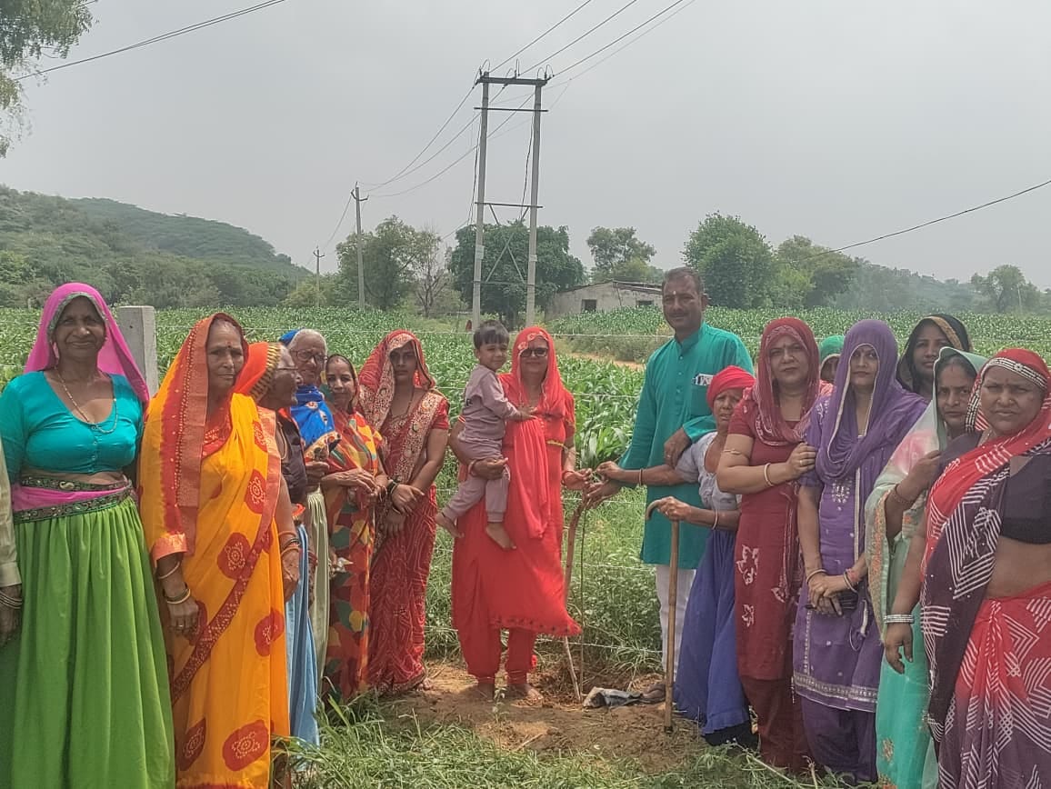Paid tribute by planting saplings on the death anniversary.