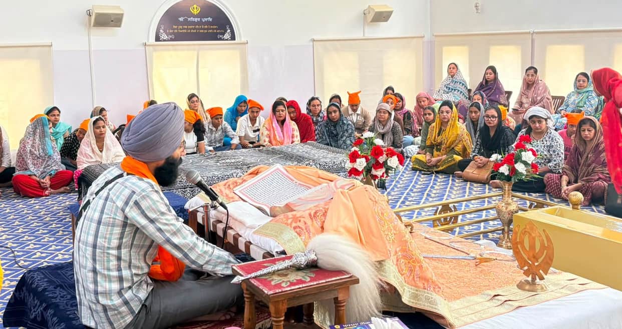Performed the recitation of Sukhmani Sahib for the new session