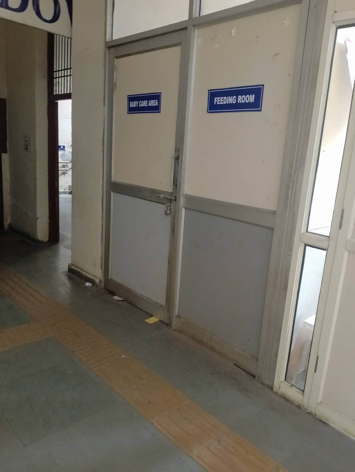 District Secretariat's breastfeeding room turned into a store; reality check exposes the truth.