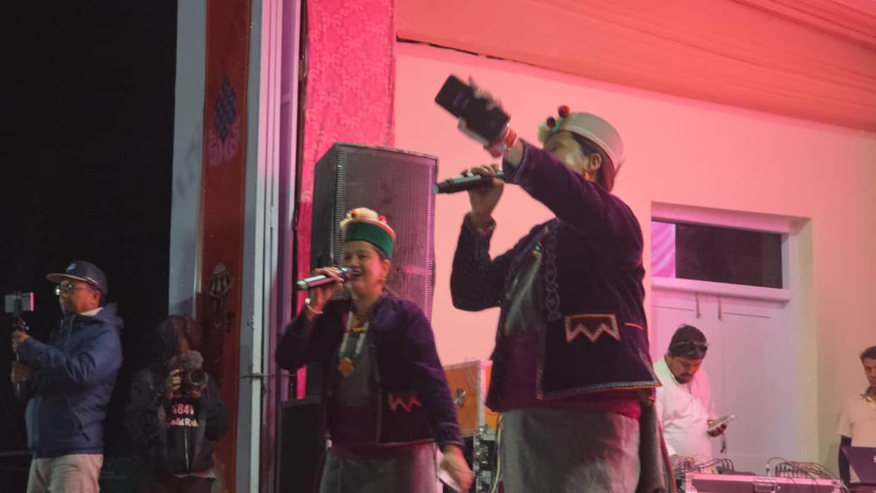 Furbu Negi rocked the Jispa Festival.