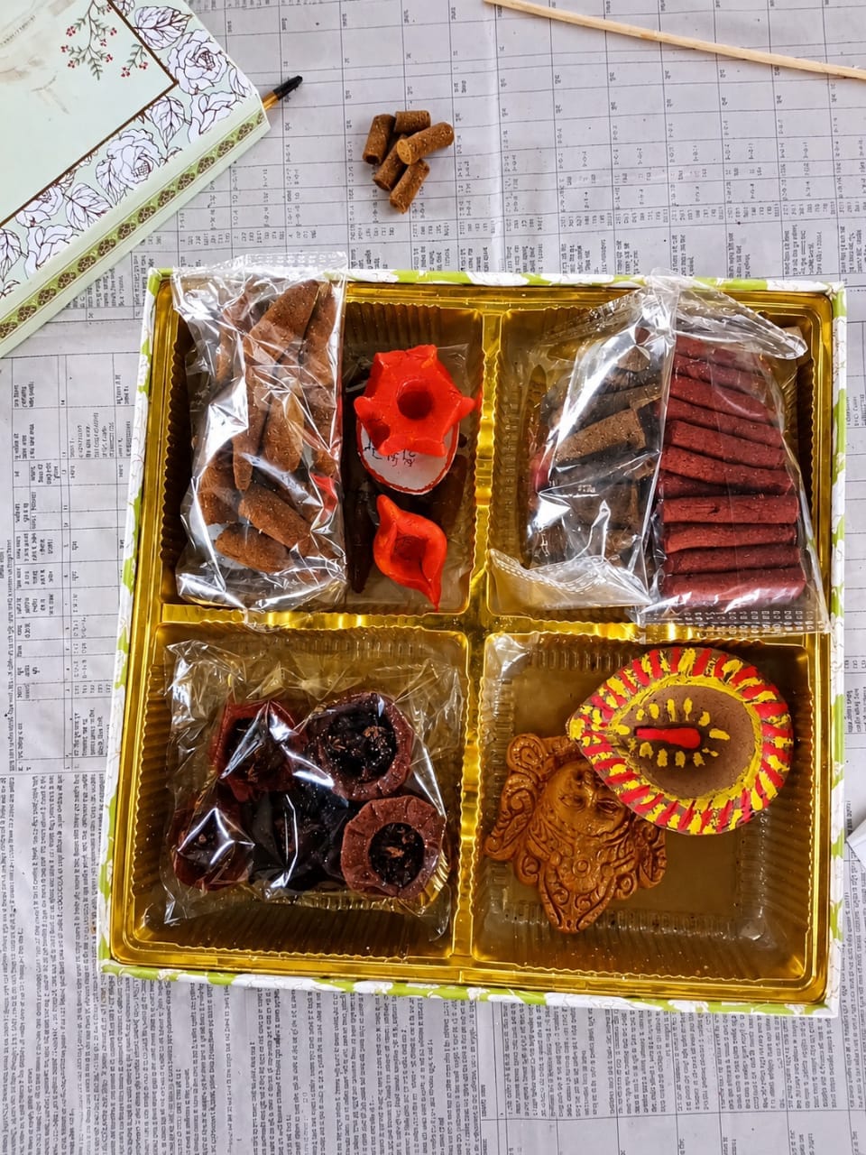 Incense sticks made from cow dung and spices have made Neelam self-reliant.
