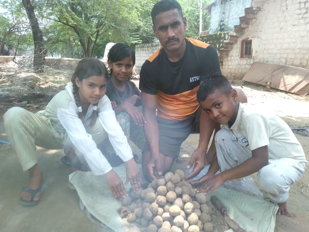 Launching of one thousand neem seed balls