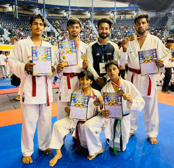 Stellar performance by the district's karate players