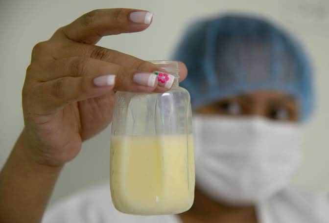 What compelling reason... separates the baby from the mother's milk in the first hour of life