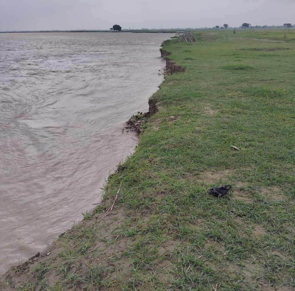 The tantrum of the Sarayu swallowed more than 12 villages and thousands of acres of fertile land into the river in 40 years