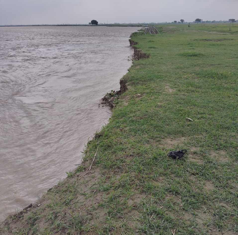 The tantrum of the Sarayu swallowed more than 12 villages and thousands of acres of fertile land into the river in 40 years
