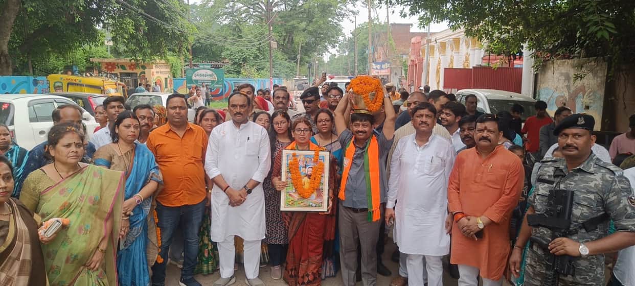 'Pavan Mati Kalash Yatra' (Sacred Soil Procession) sets out with a message of social harmony.