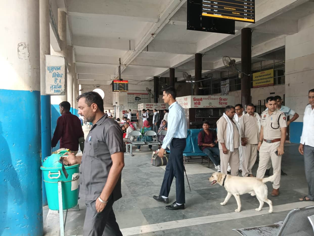 Intensive security drive conducted at the judicial complex, secretariat, bus stand, and railway station