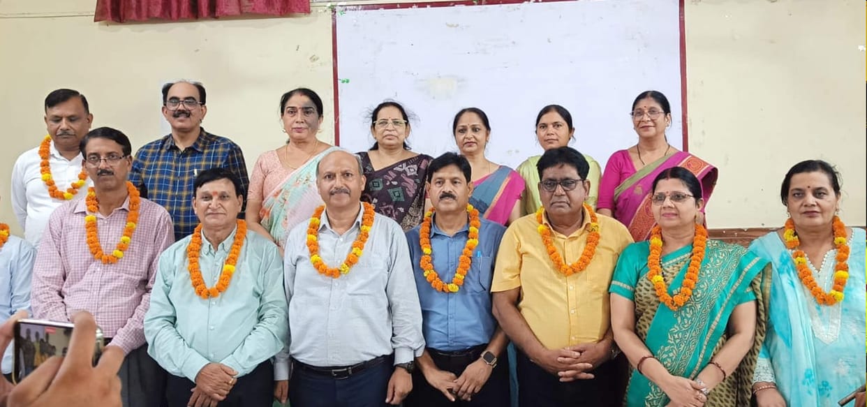 Sudesh becomes District President and Dr. Anjana District Secretary of the UP Principals' Council