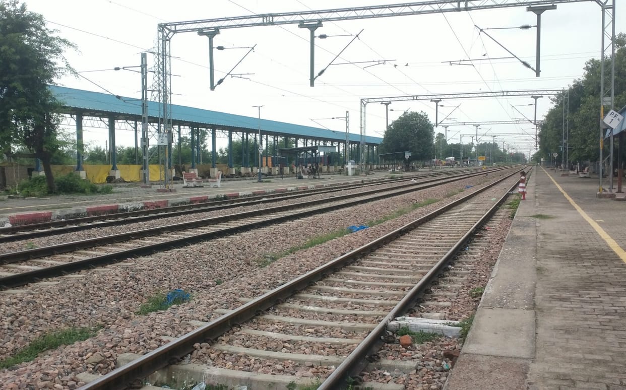 crore released for the final location survey of the Jhajjar-Charkhi Dadri-Loharu railway line.