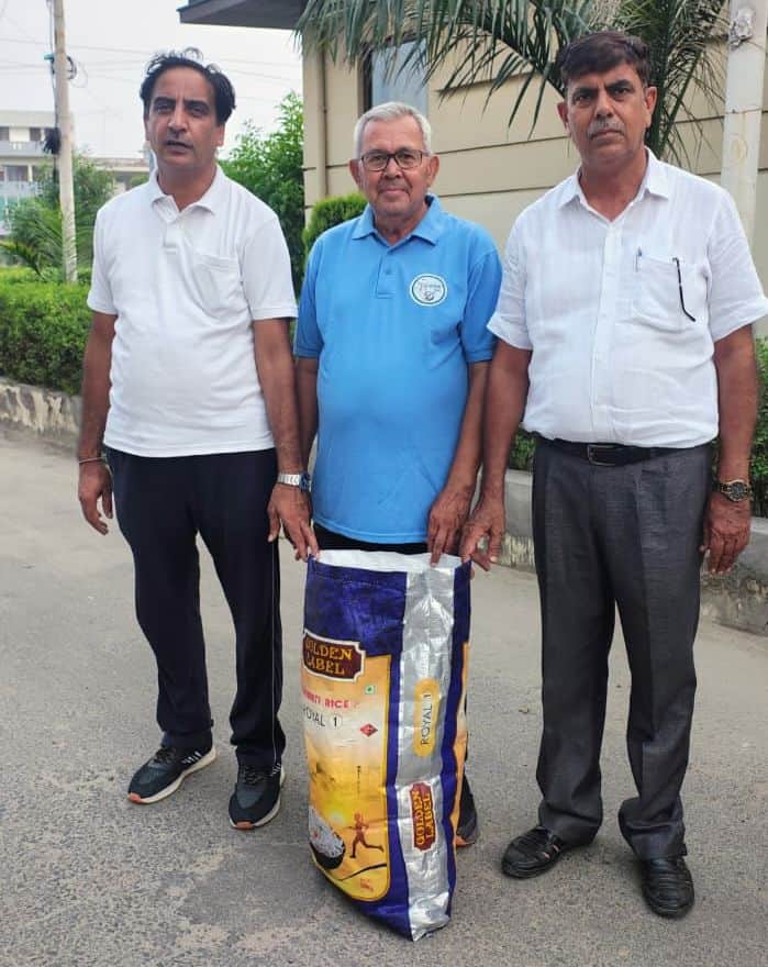 3,000 Arjun seeds collected under the seed donation campaign.