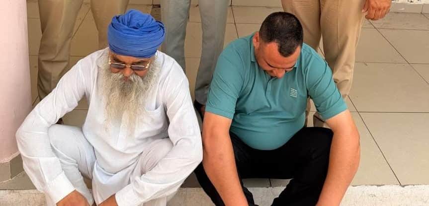 3.50 crore defrauded by showing less land as more, two accused arrested