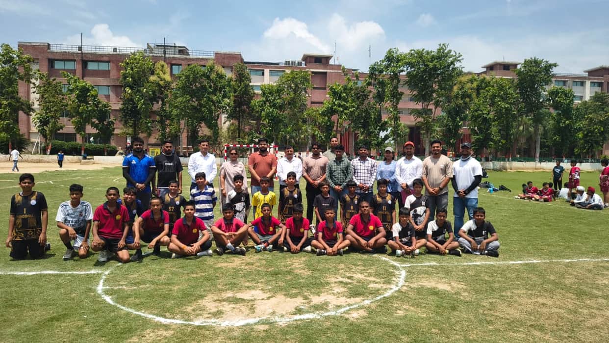 Cantonment in football and basketball, Narayangarh first in volleCantonment in football and basketball, Narayangarh first in volleyballyball