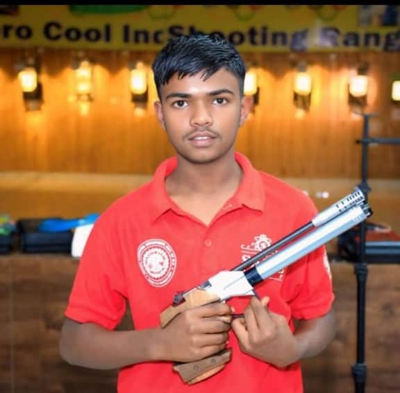 Yuvraj Verma secured the 12th position in the 10m air pistol shooting event.