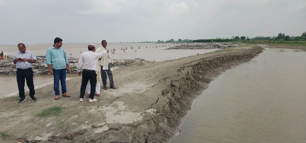 Ganga floodwaters expand their reach; fields submerged from Sunnagadhi to Devkali