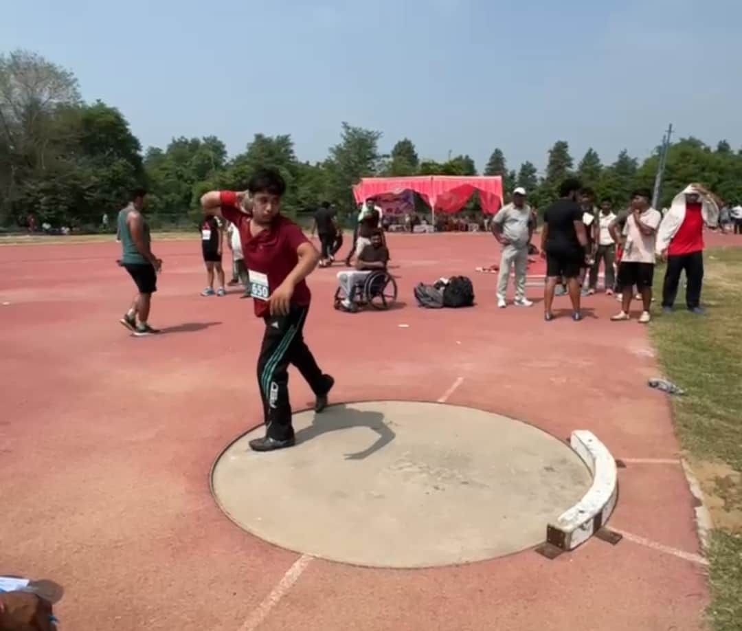 Lakshya won gold in the Under-18 javelin throw.