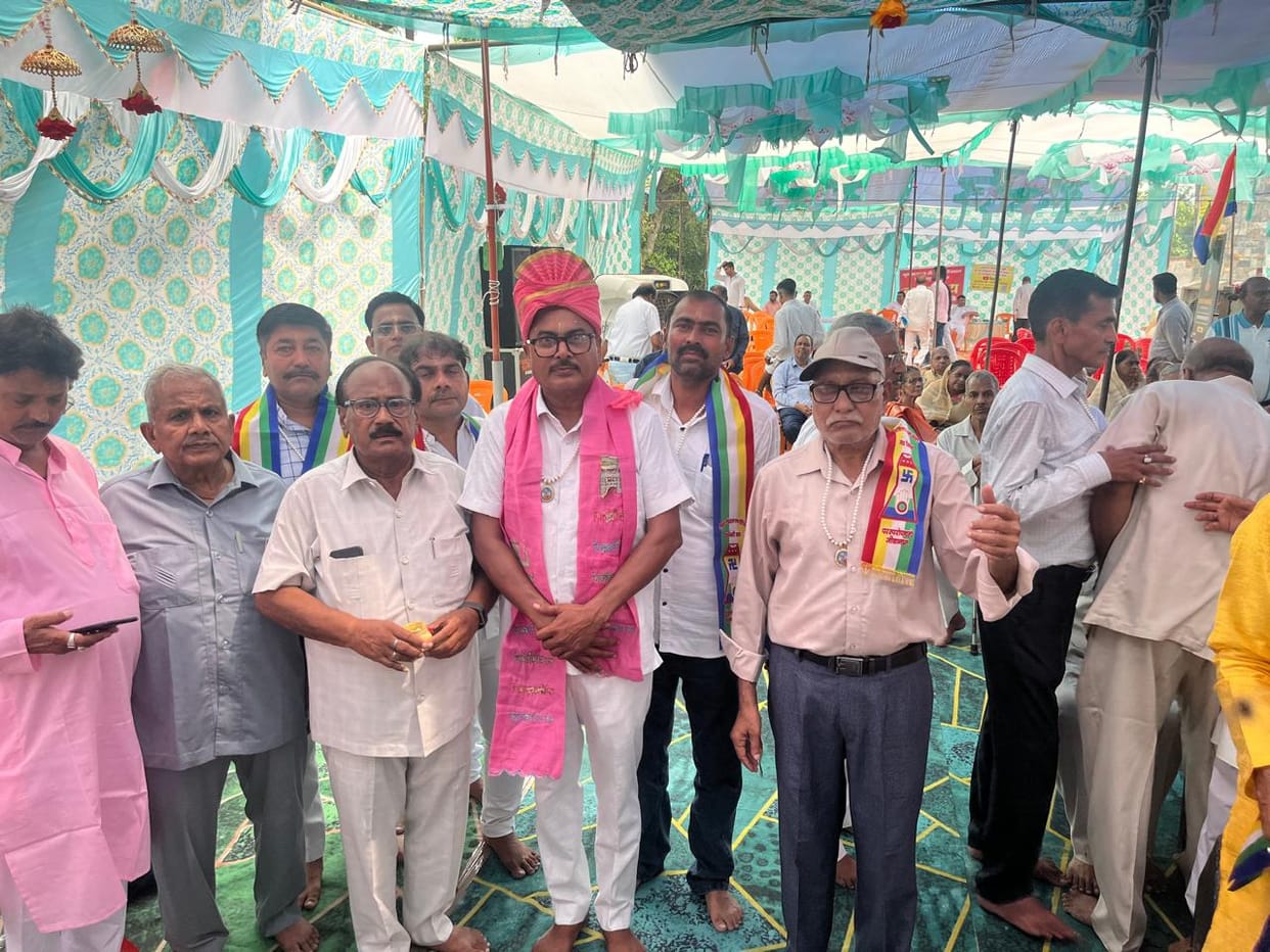 Start of 12th Chaturmas with Mangal Kalasha installation at Guru Sharanam Tirth