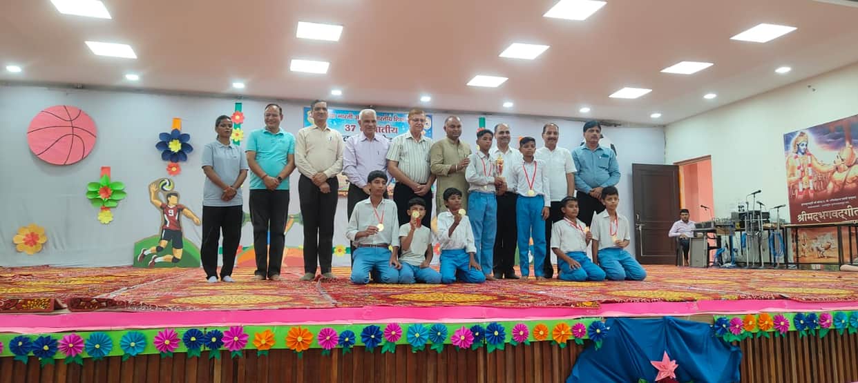 Geeta Niketan players won the football competition in the provincial sports competition.