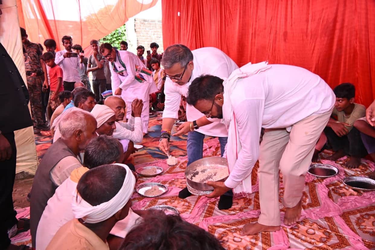 LJP (R) organizes Dalit Chaupal.